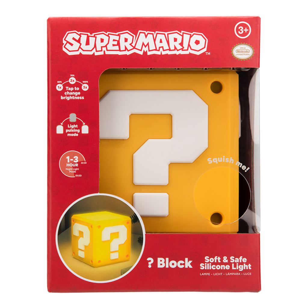 Super Mario Lampe Question Block Squishy