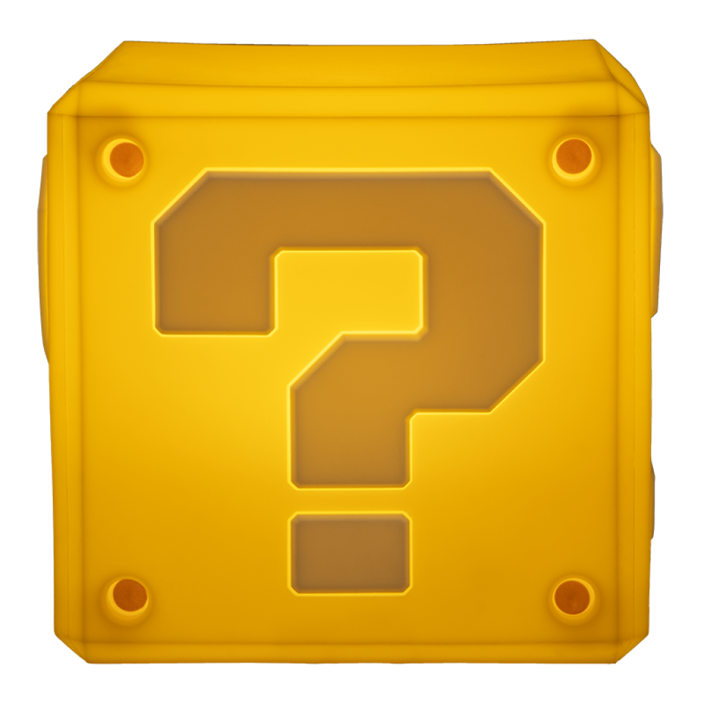 Super Mario Lampe Question Block Squishy
