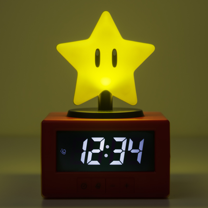 Super Mario Vekkerklokke Super Star