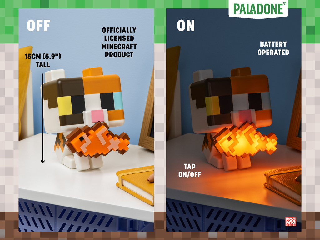Minecraft Lampe Cat Globuddies