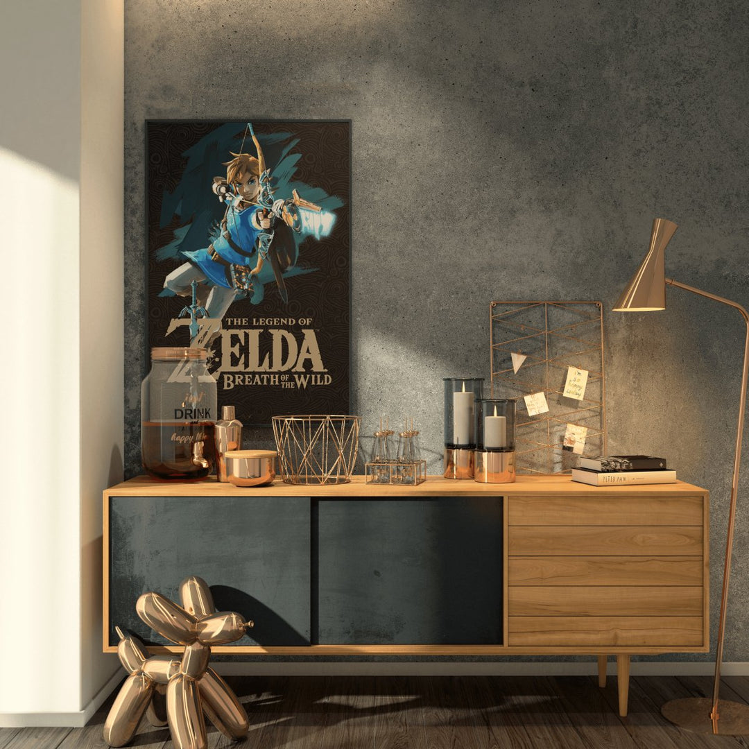 Zelda Plakat Breath of The Wild Game Cover - Supernerds