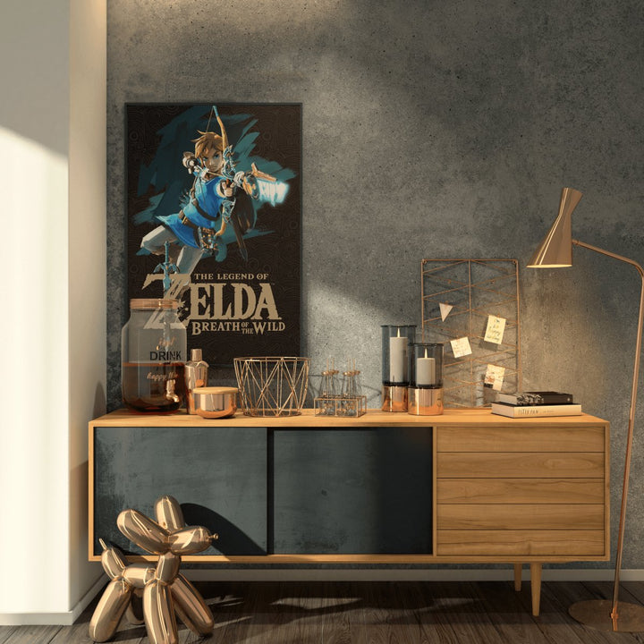 Zelda Plakat Breath of The Wild Game Cover - Supernerds