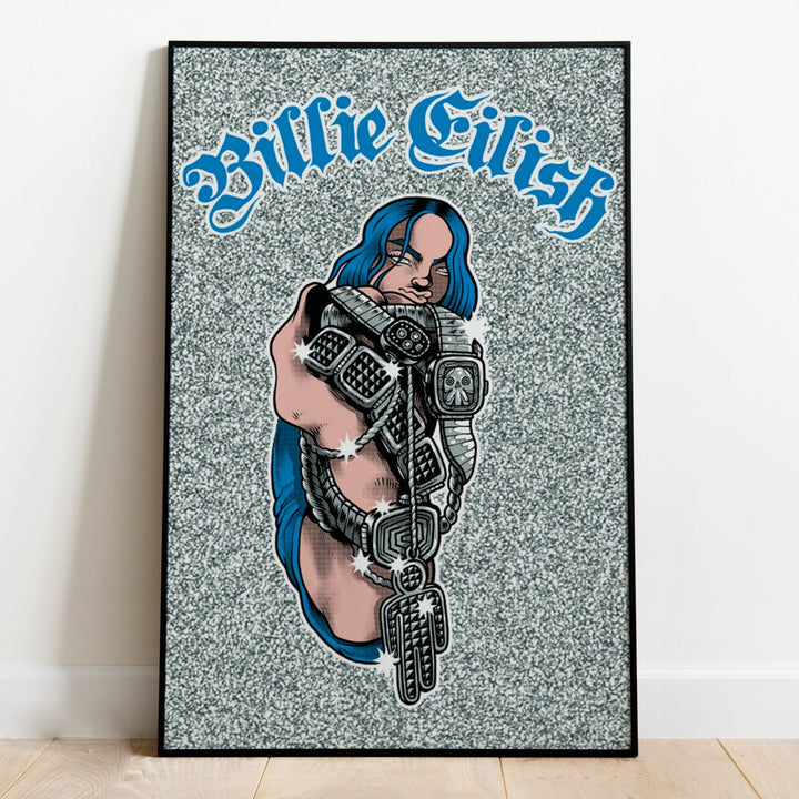 Billie Eilish Plakat Bling - Supernerds