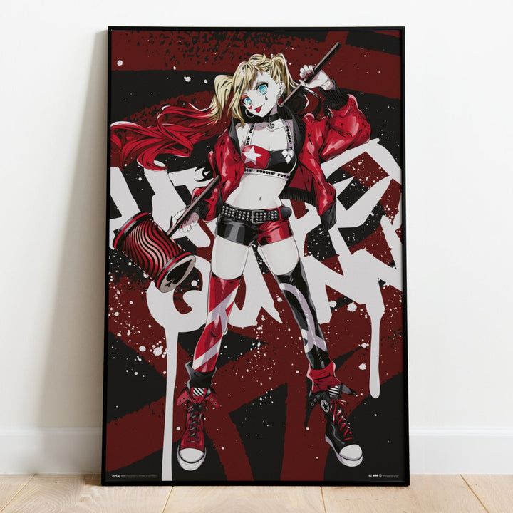DC Comic's Harley Quinn Anime Plakat - Supernerds