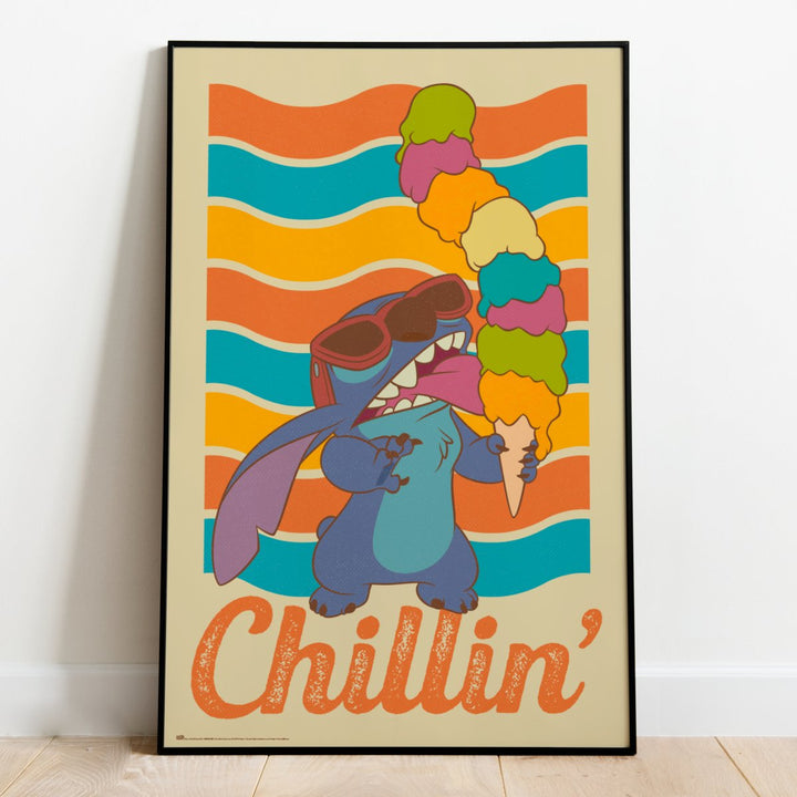 Disney's Lilo and Stitch Plakat Chillin - Supernerds