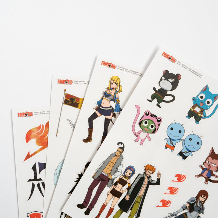 Fairy Tail Klistremerker 38-pk - Supernerds