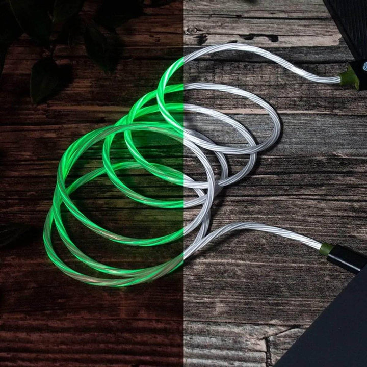 Halo LED USB Til Micro-USB Kabel - Supernerds