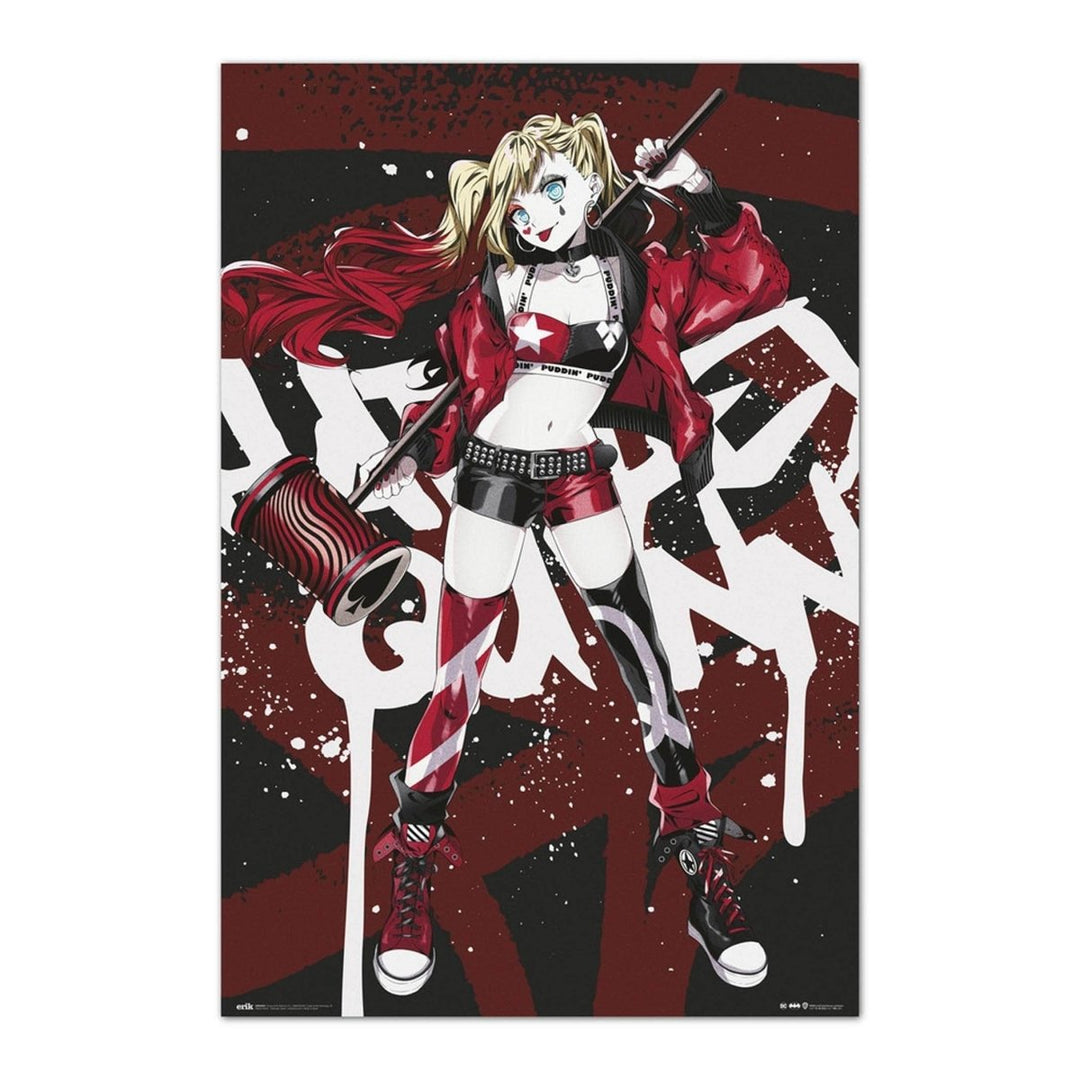 Harley Quinn Anime Plakat - Supernerds