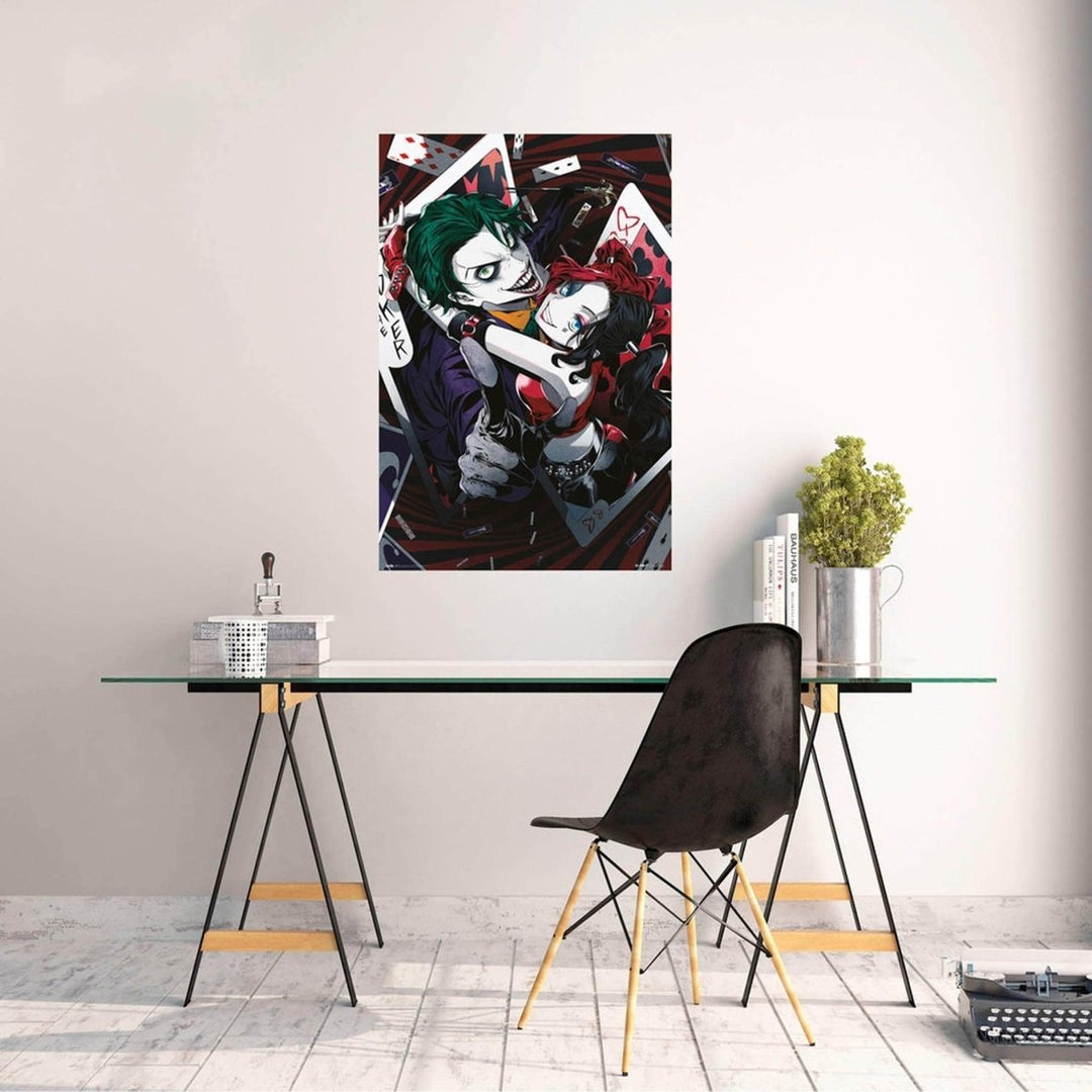 Harley Quinn & Joker Anime Plakat - Supernerds