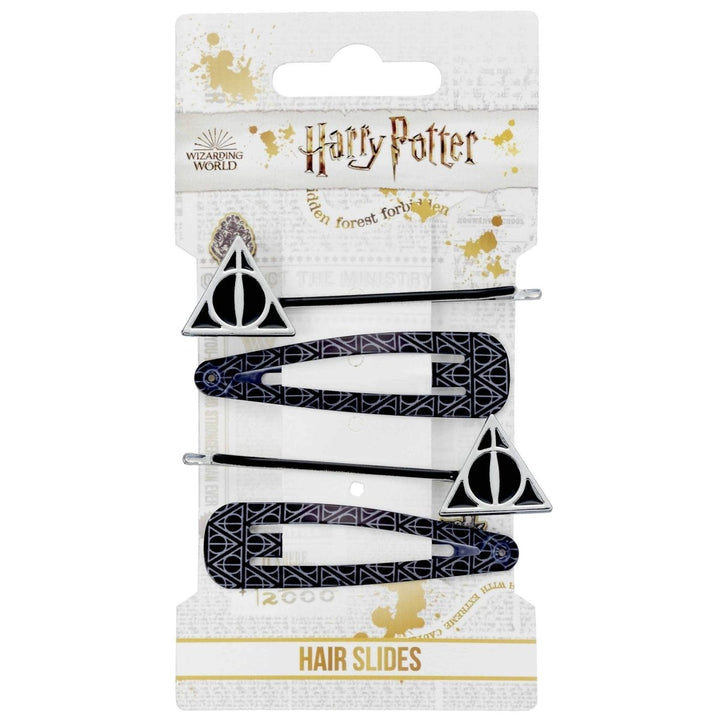 Harry Potter Hårspenner Deathly Hallows 4-pk - Supernerds