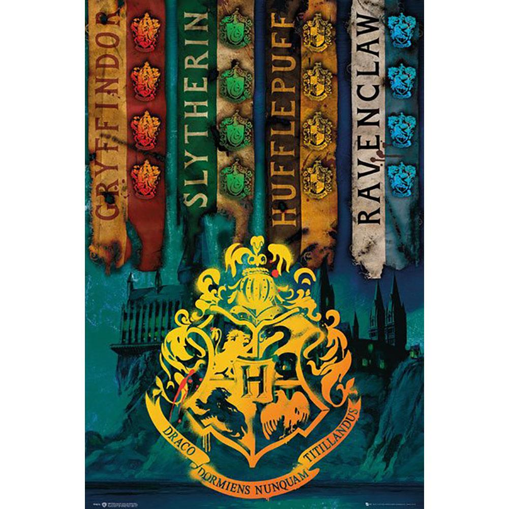 Harry Potter Husflagg Plakat - Supernerds