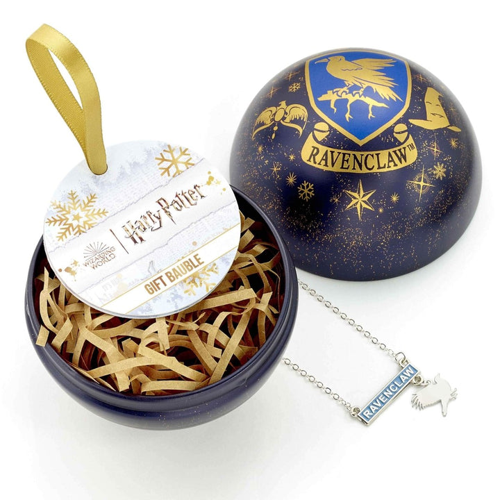 Harry Potter Julekule Med Smykke Ravenclaw - Supernerds