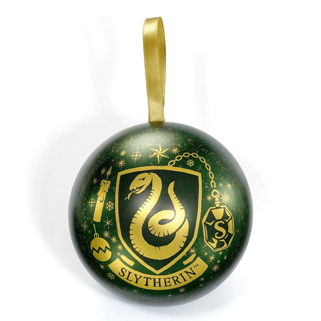Harry Potter Julekule Med Smykke Slytherin - Supernerds