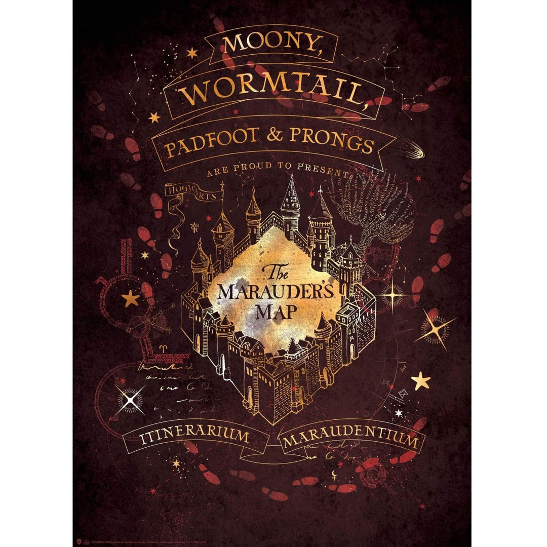 Harry Potter Plakat 52 x 38 cm Crests & Marauders 2-pk - Supernerds