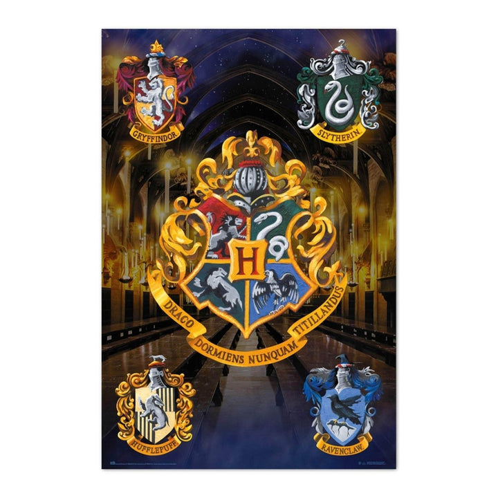 Harry Potter Plakat Houses - Supernerds