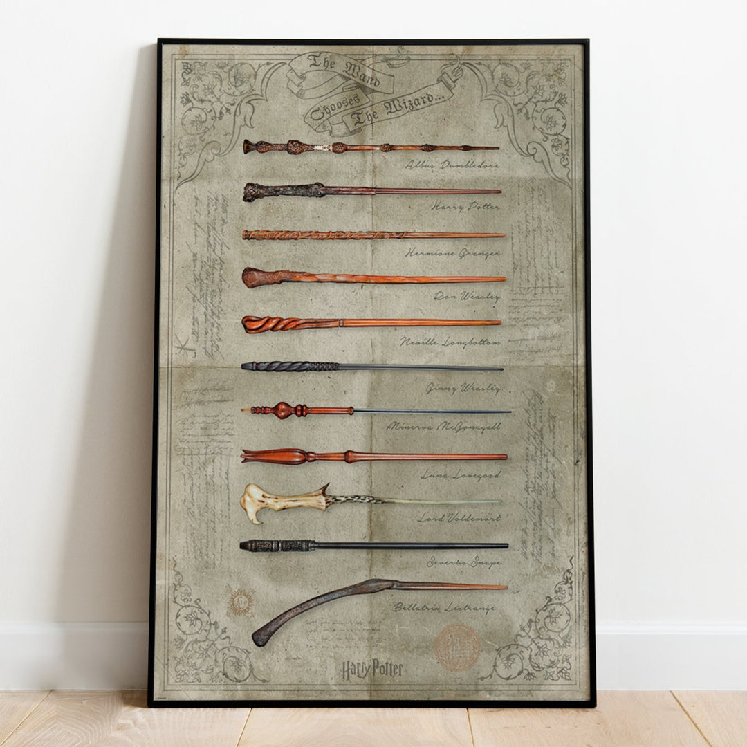 Harry Potter Plakat The Wand Chooses The Wizard - Supernerds