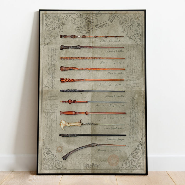Harry Potter Plakat The Wand Chooses The Wizard - Supernerds
