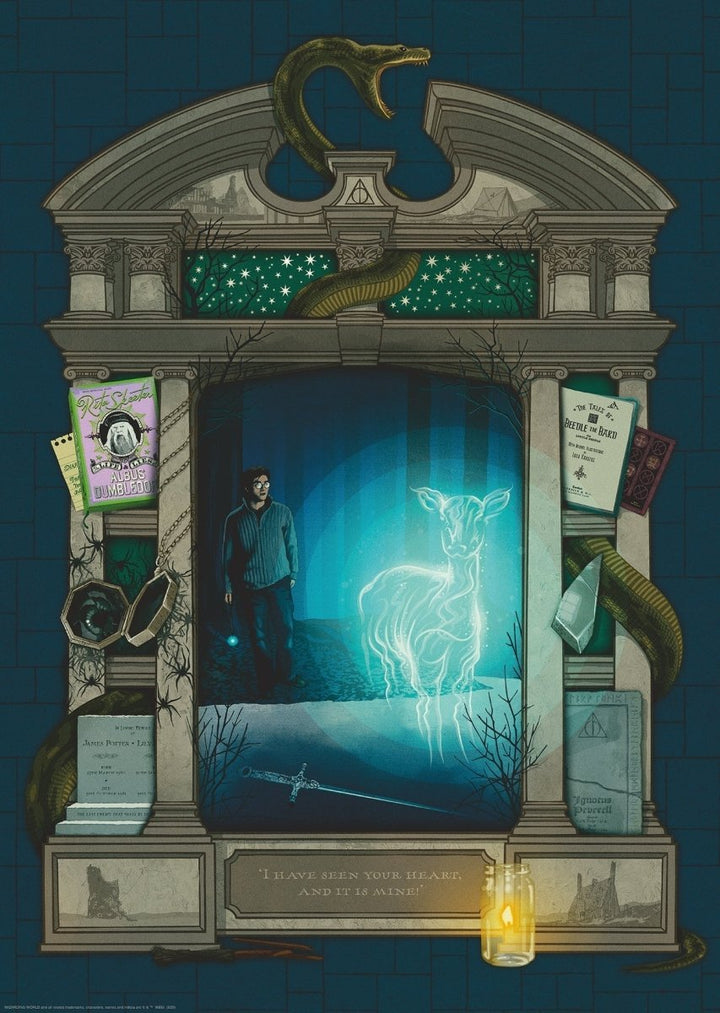 Harry Potter Puslespill 1000 brikker - Supernerds