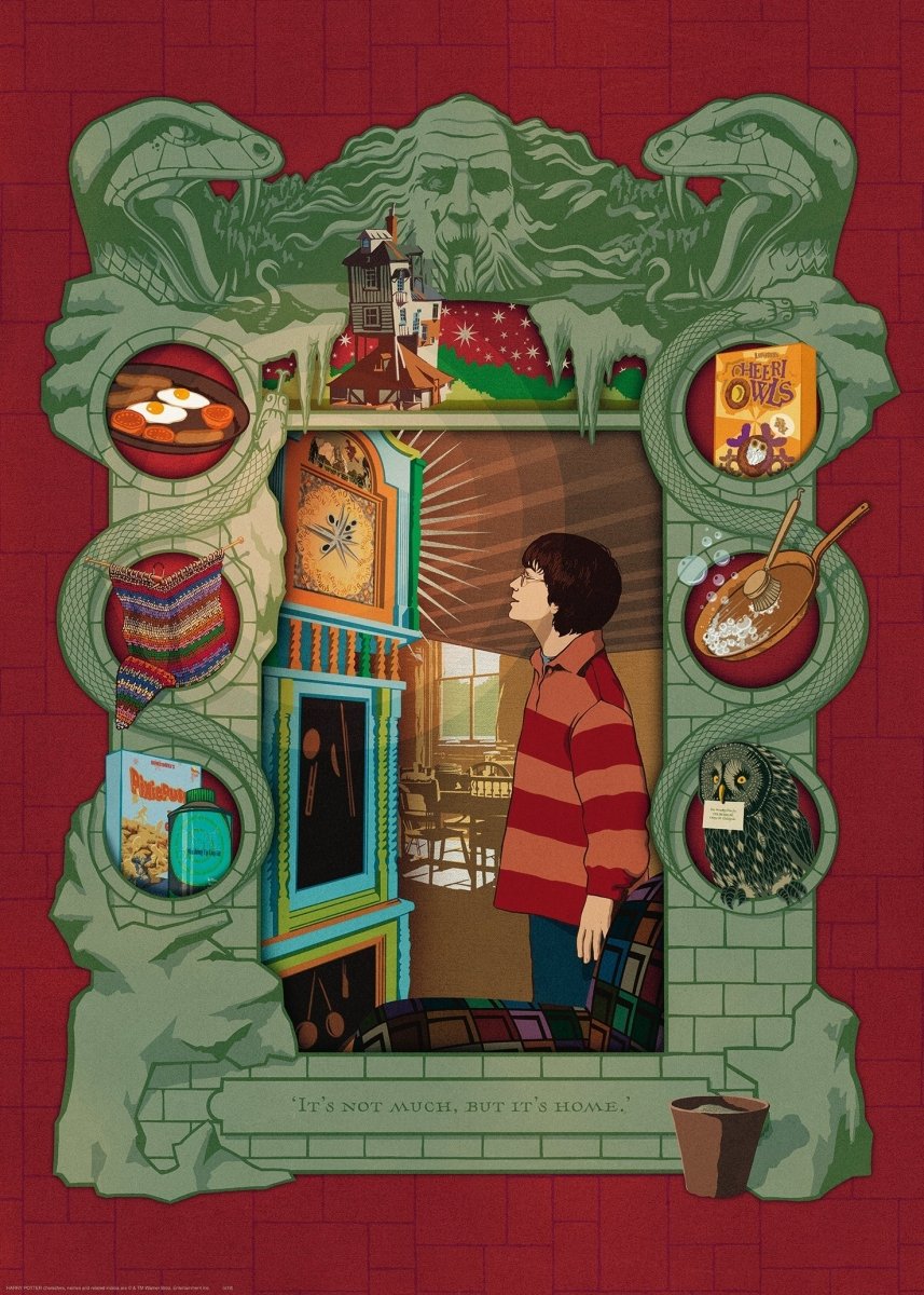 Harry Potter Puslespill 1000 brikker - Supernerds