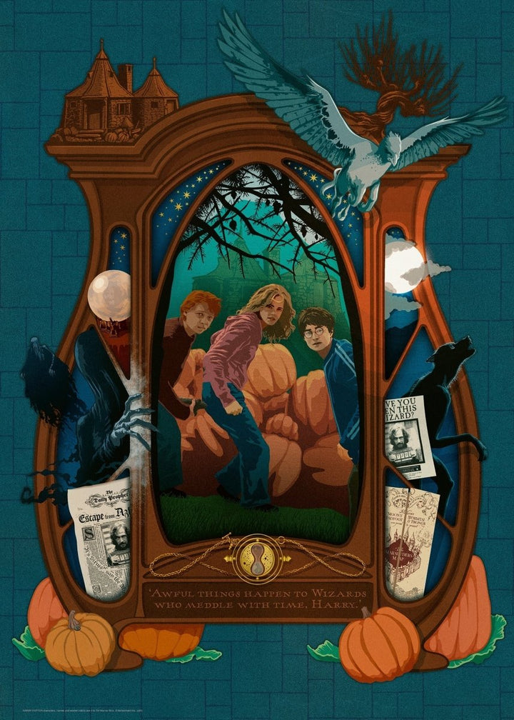 Harry Potter Puslespill 1000 brikker - Supernerds