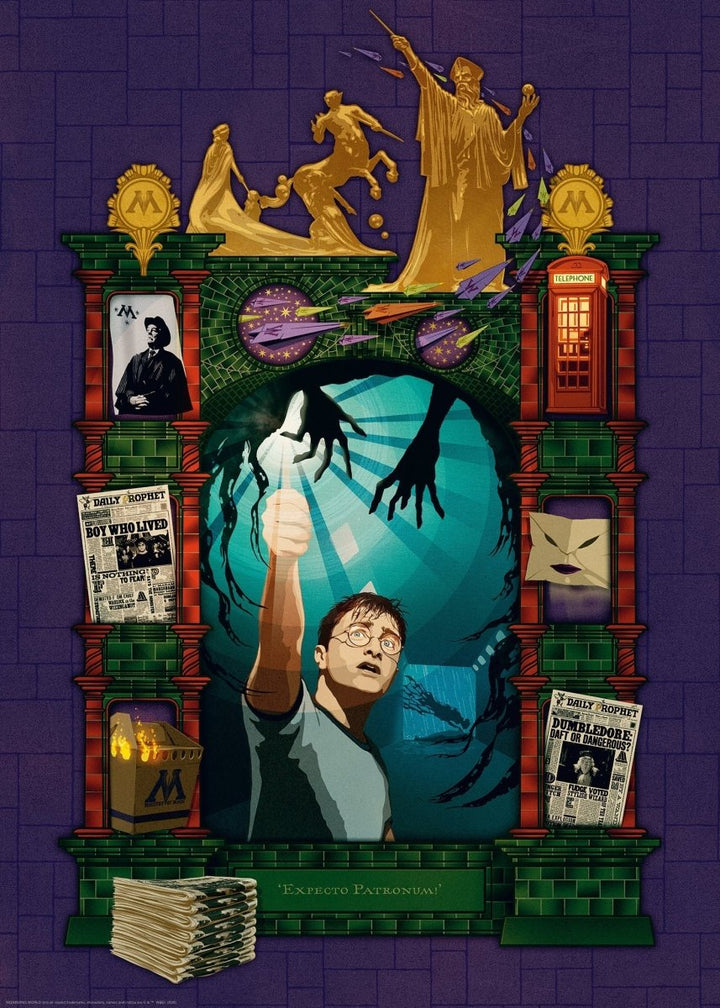Harry Potter Puslespill 1000 brikker - Supernerds
