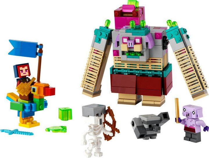 LEGO® Minecraft® Legends Oppgjøret med Slukeren 21257 byggelekesett (420 deler) - Supernerds