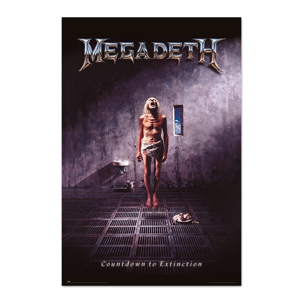 Megadeth Plakat Countdown to Extinction - Supernerds