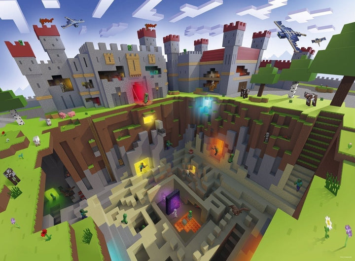 Minecraft Puslespill XXL 300 brikker - Supernerds