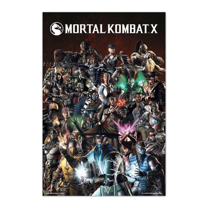Mortal Kombat Plakat Characters - Supernerds