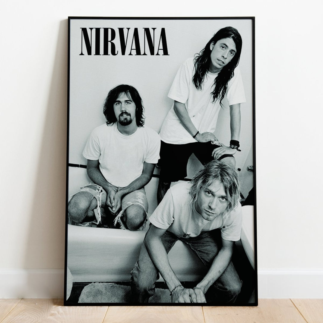 Nirvana Plakat Bathroom - Supernerds