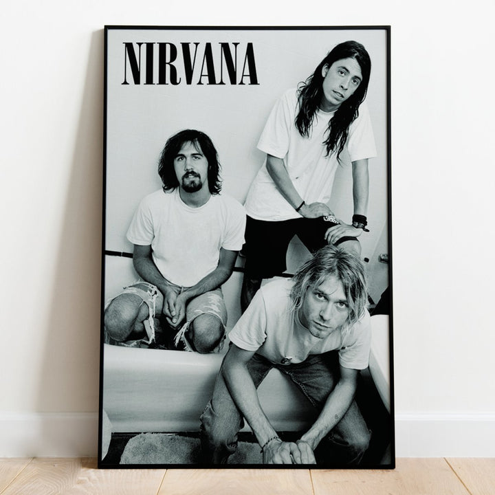 Nirvana Plakat Bathroom - Supernerds