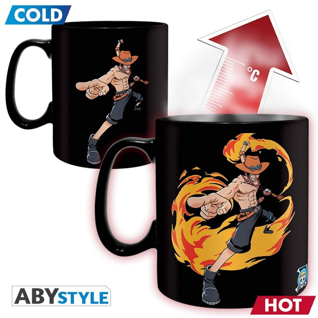 One Piece Varmeskiftende Kopp Luffy & Ace - Supernerds