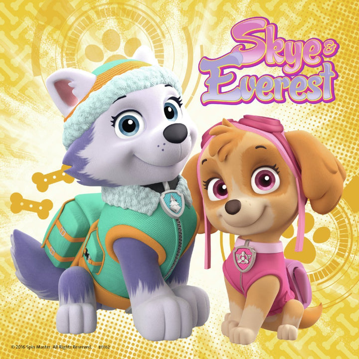 Paw Patrol Puslespill 49 brikker 3-pk Søte Valper - Supernerds
