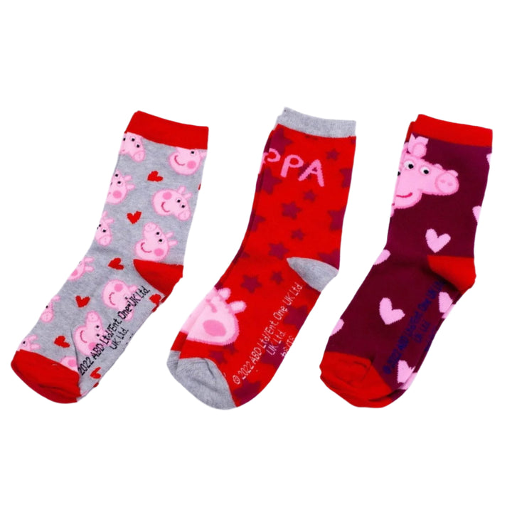 Peppa Gris Sokker 3-pk - Supernerds