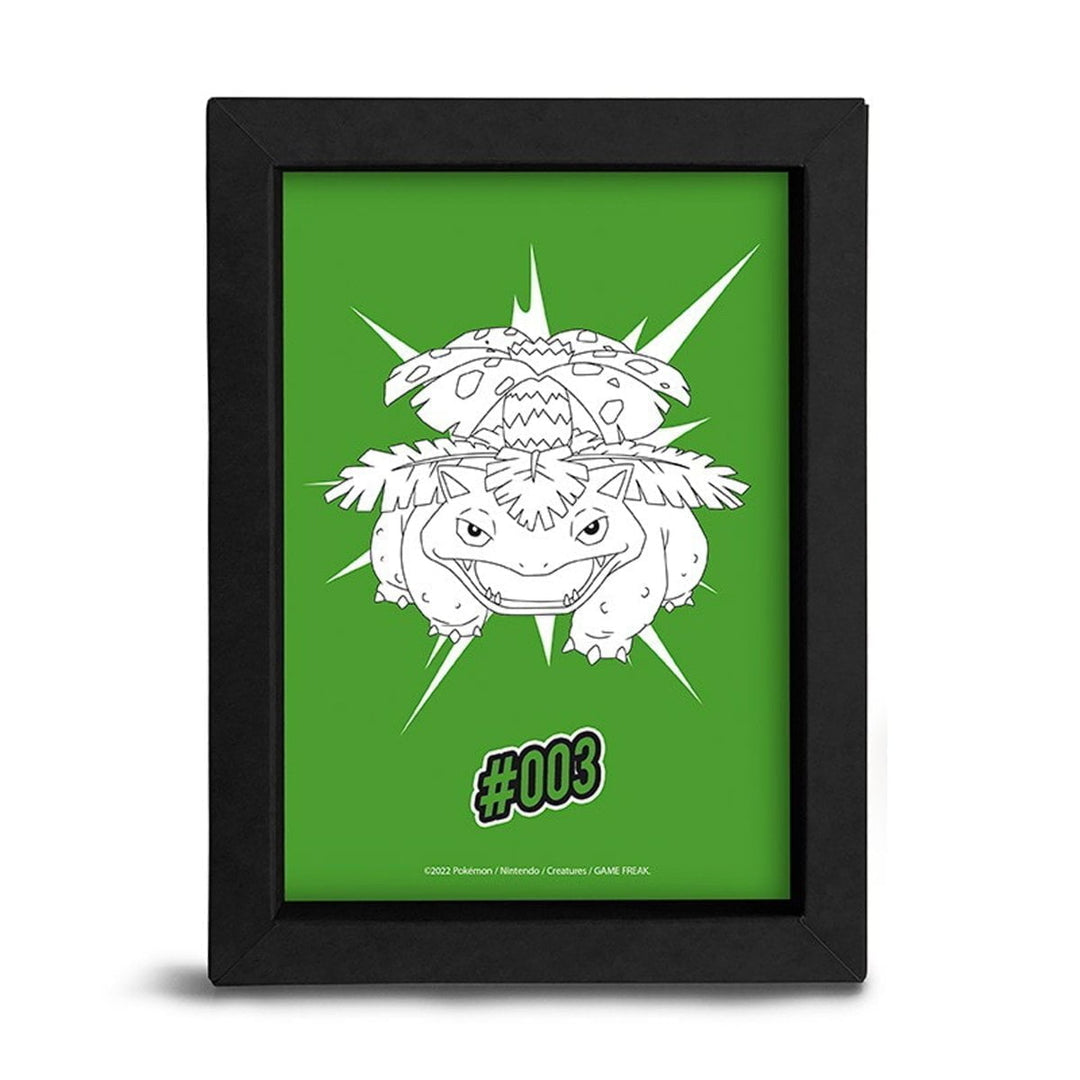 Pokemon Innrammet Bilde 15x20 Venusaur - Supernerds