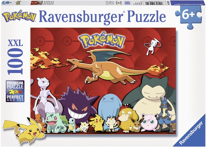 Pokemon Puslespill XXL 100 brikker - Supernerds