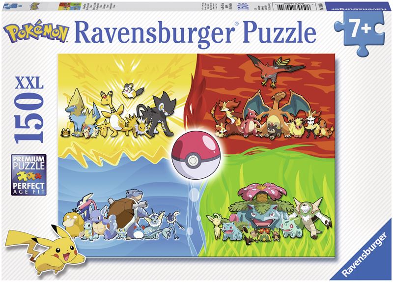 Pokemon Puslespill XXL 150 brikker - Supernerds