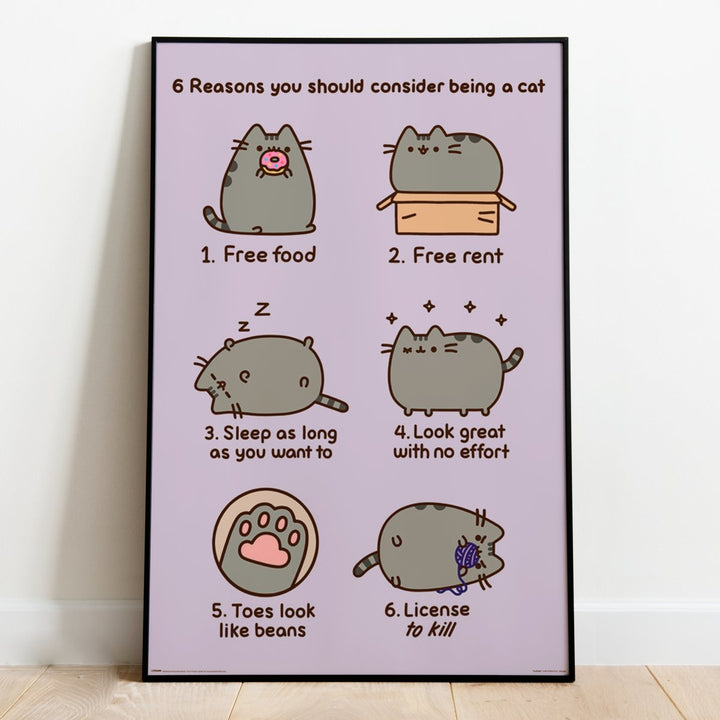Pusheen Plakat Reasons To Be a Cat - Supernerds