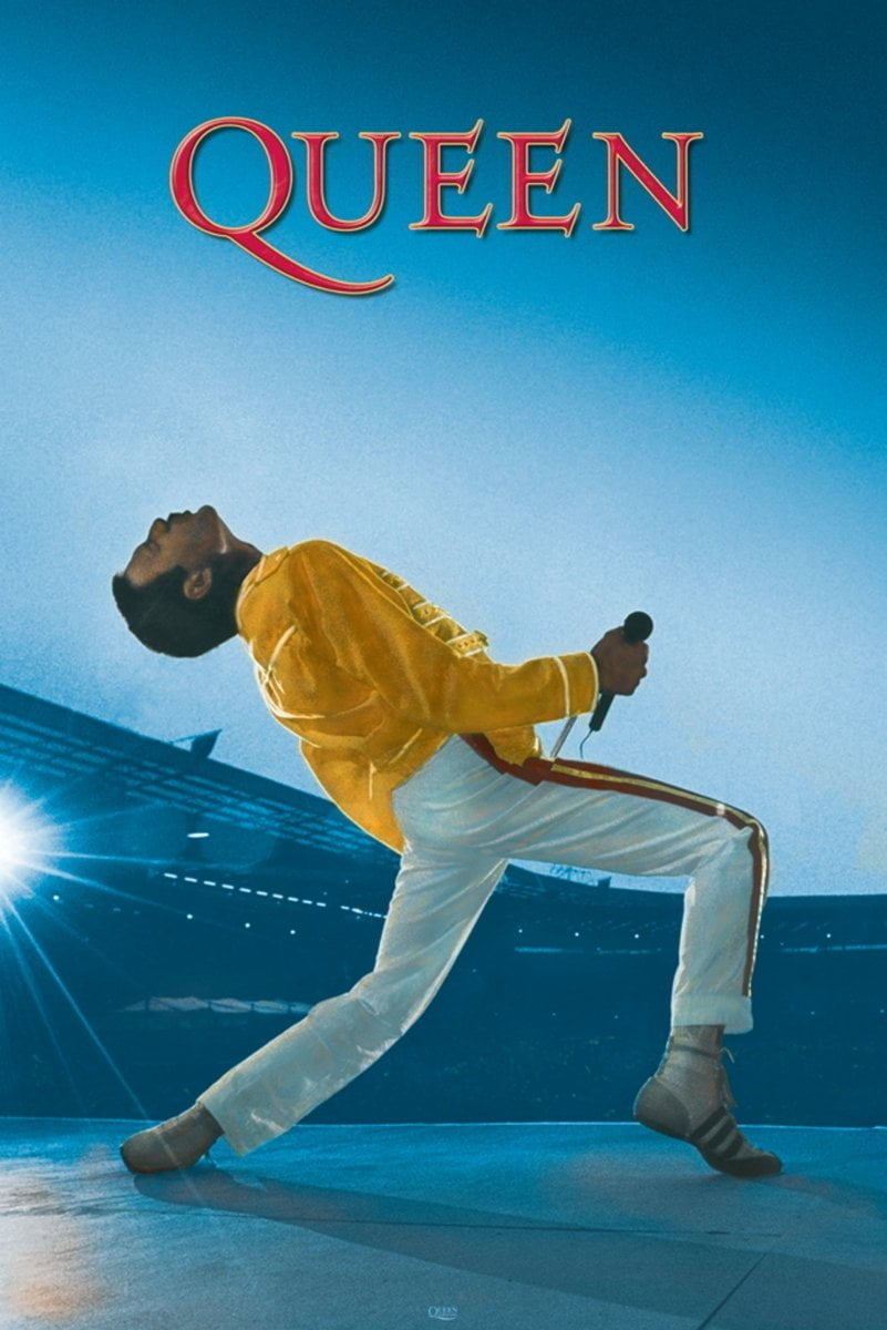 Queen Plakat Live at Wembley - Supernerds