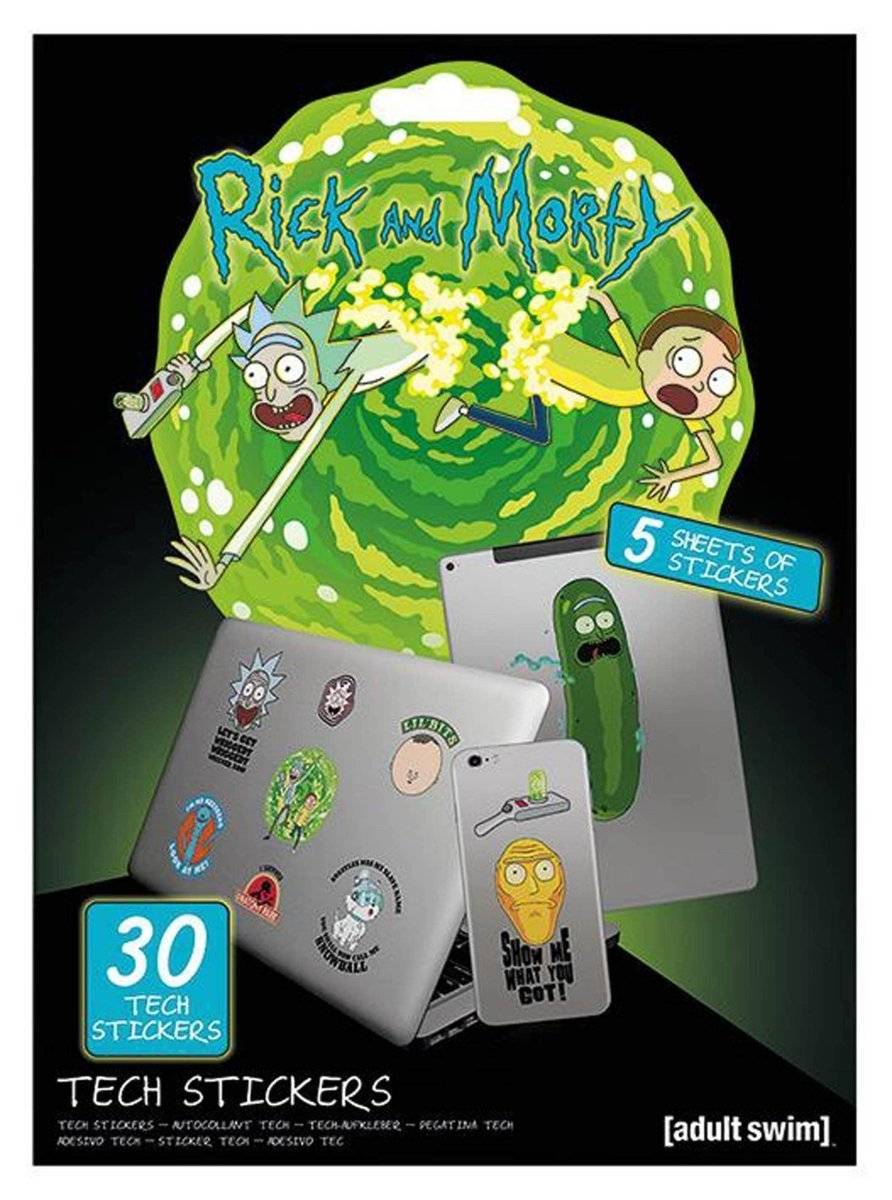 Rick and Morty Klistremerker - Supernerds