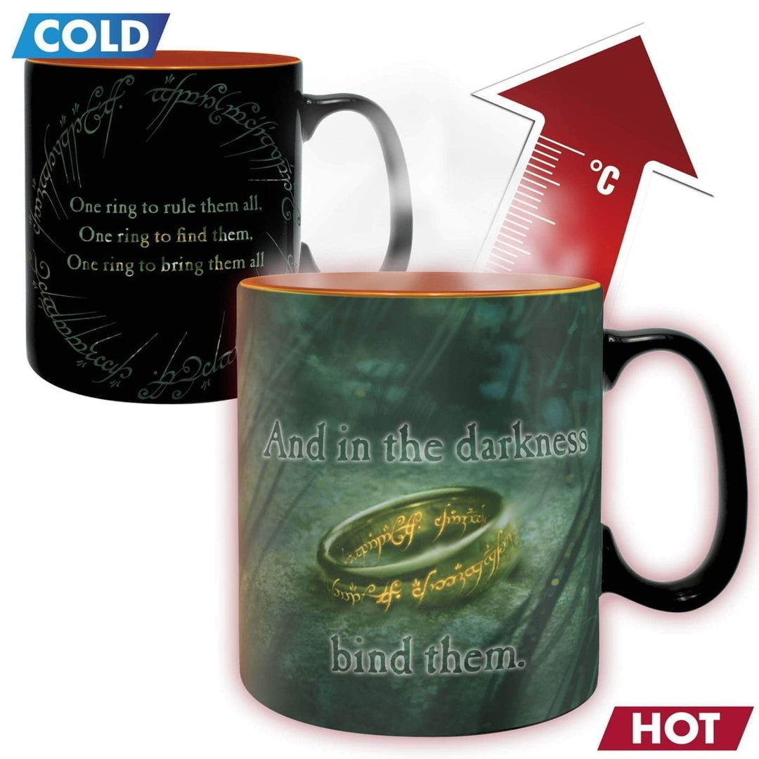 Ringenes Herre Varmeskiftende Kopp Sauron Ring - Supernerds