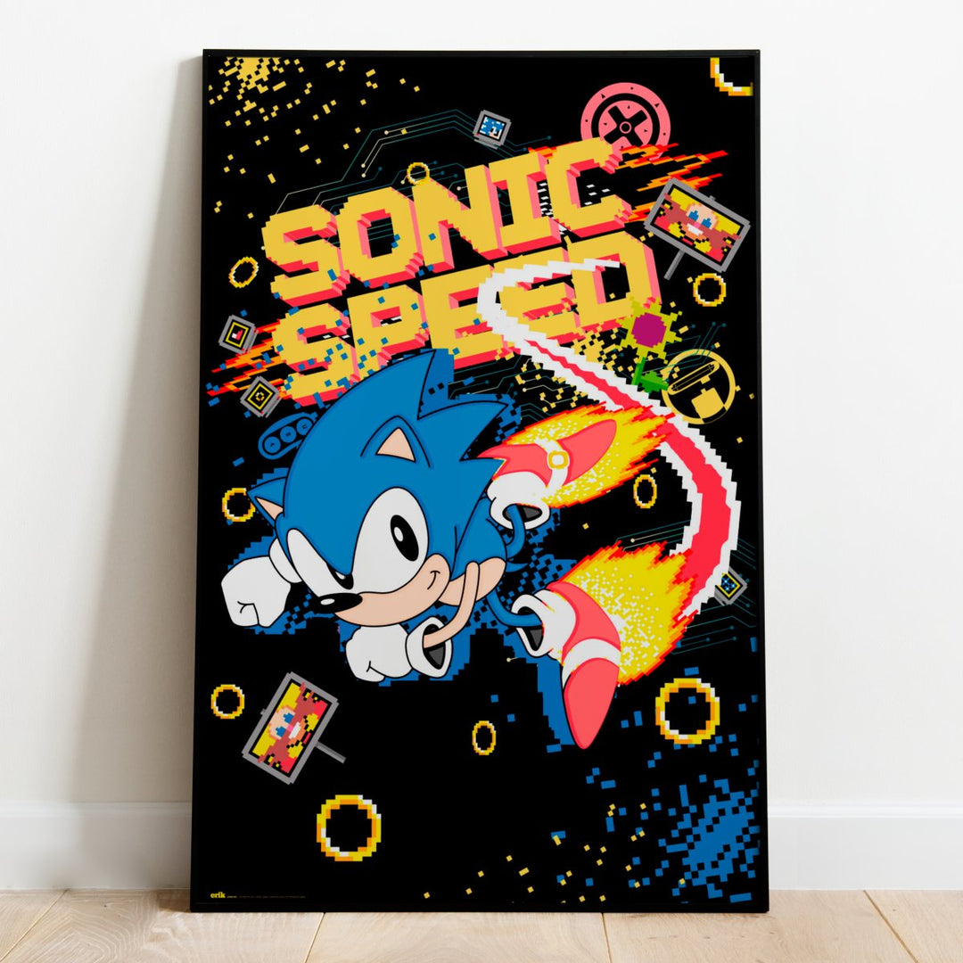 Sonic Plakat Speed - Supernerds