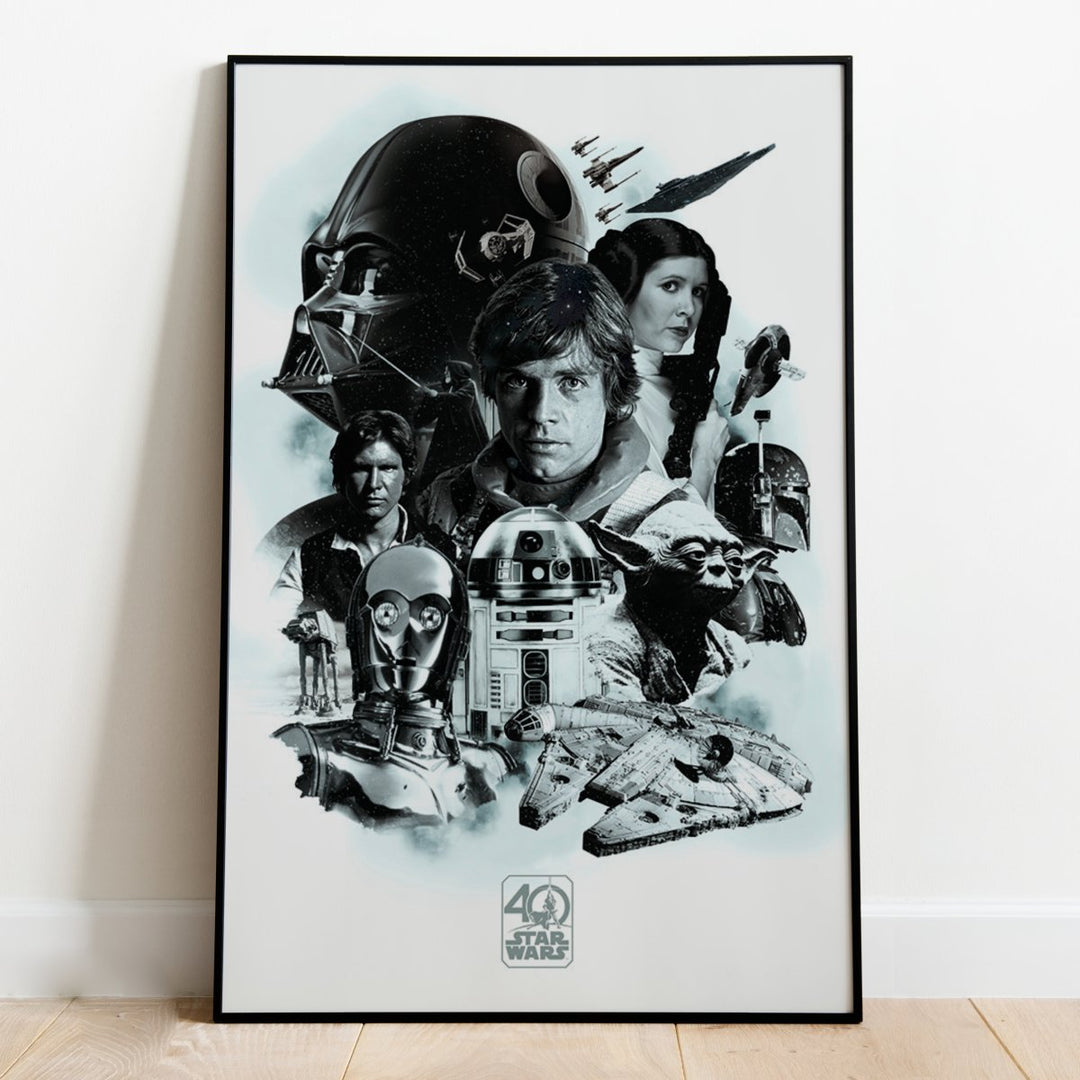 Star Wars Plakat 40th Anniversary - Supernerds