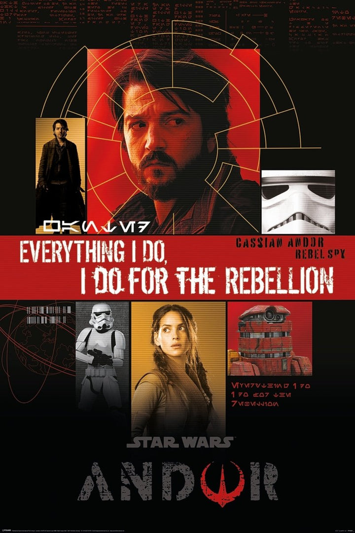 Star Wars Plakat Andor Rebellion - Supernerds