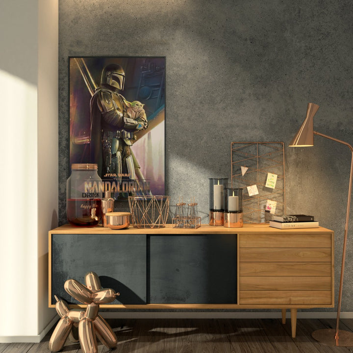 Star Wars Plakat Mandalorian Clan of Two - Supernerds