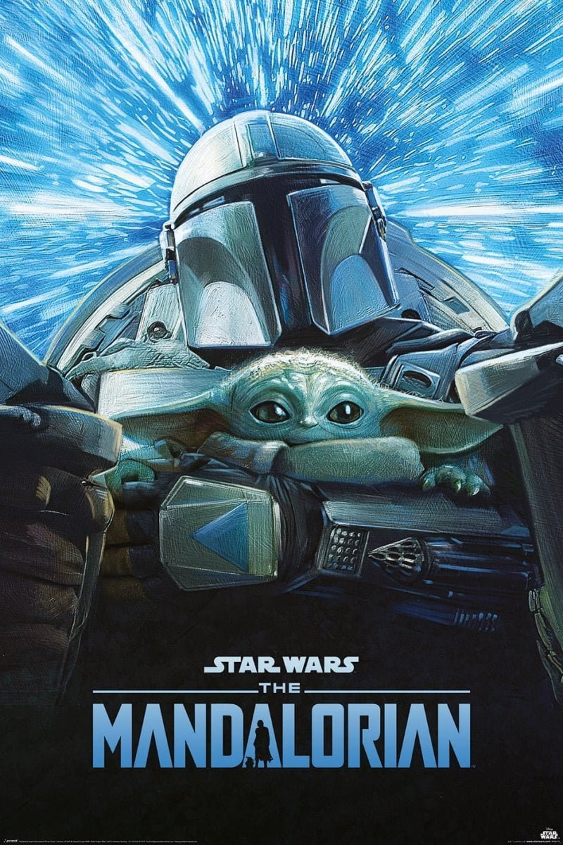 Star Wars Plakat Mandalorian Lightspeed - Supernerds