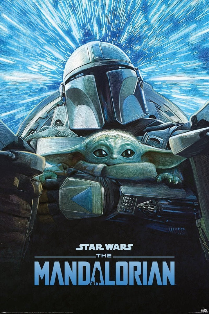 Star Wars Plakat Mandalorian Lightspeed - Supernerds