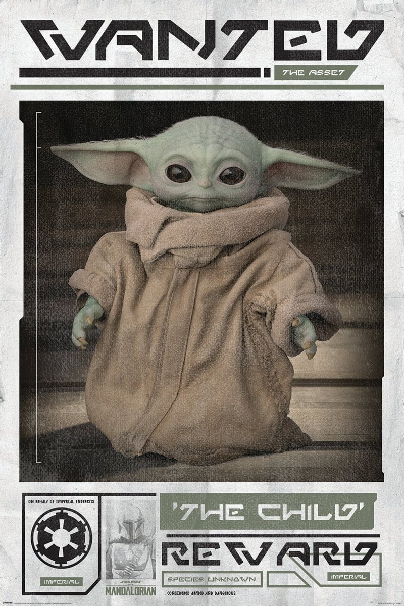 Star Wars Plakat The Child WANTED - Supernerds