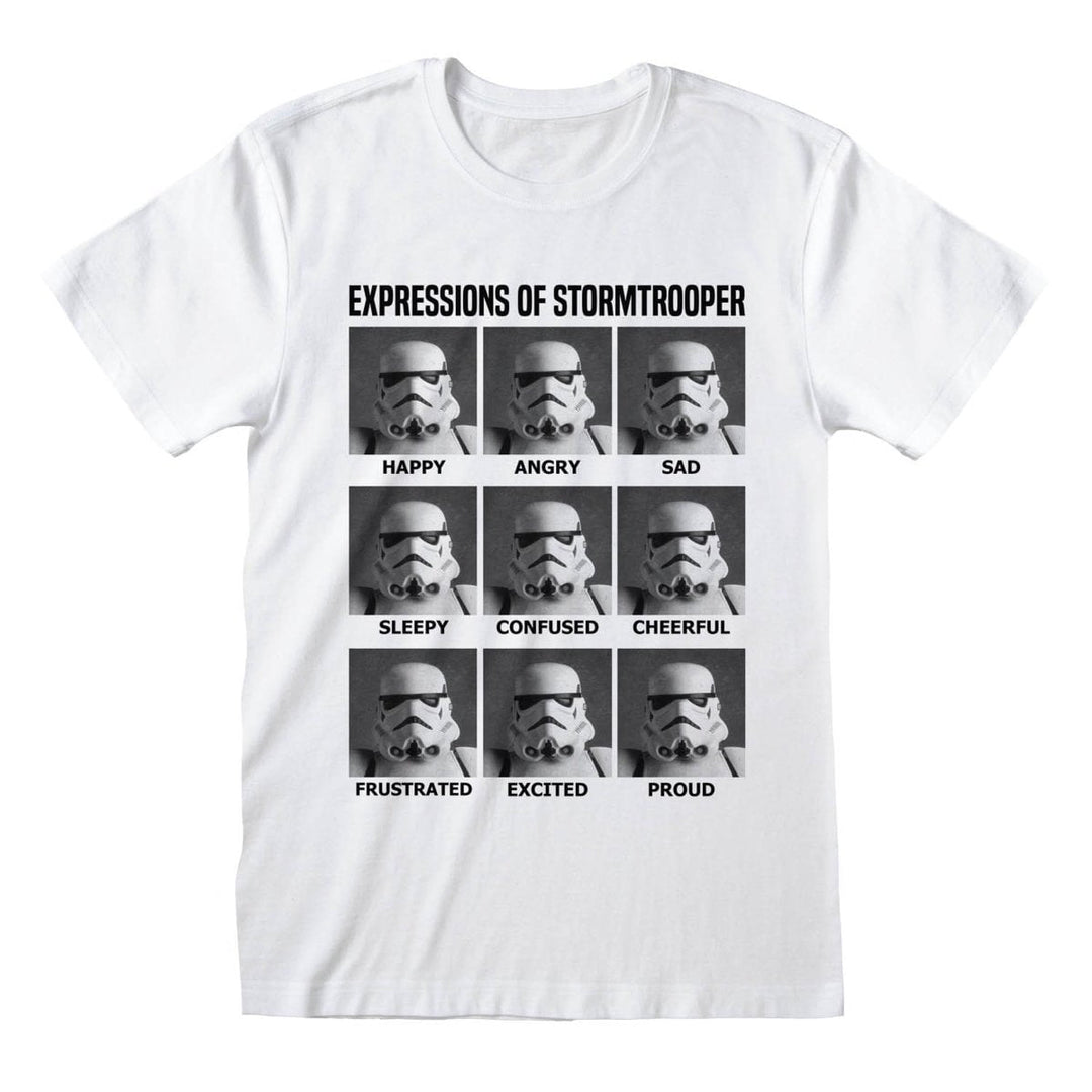 Star Wars T-skjorte Expressions of a Stormtrooper - Supernerds