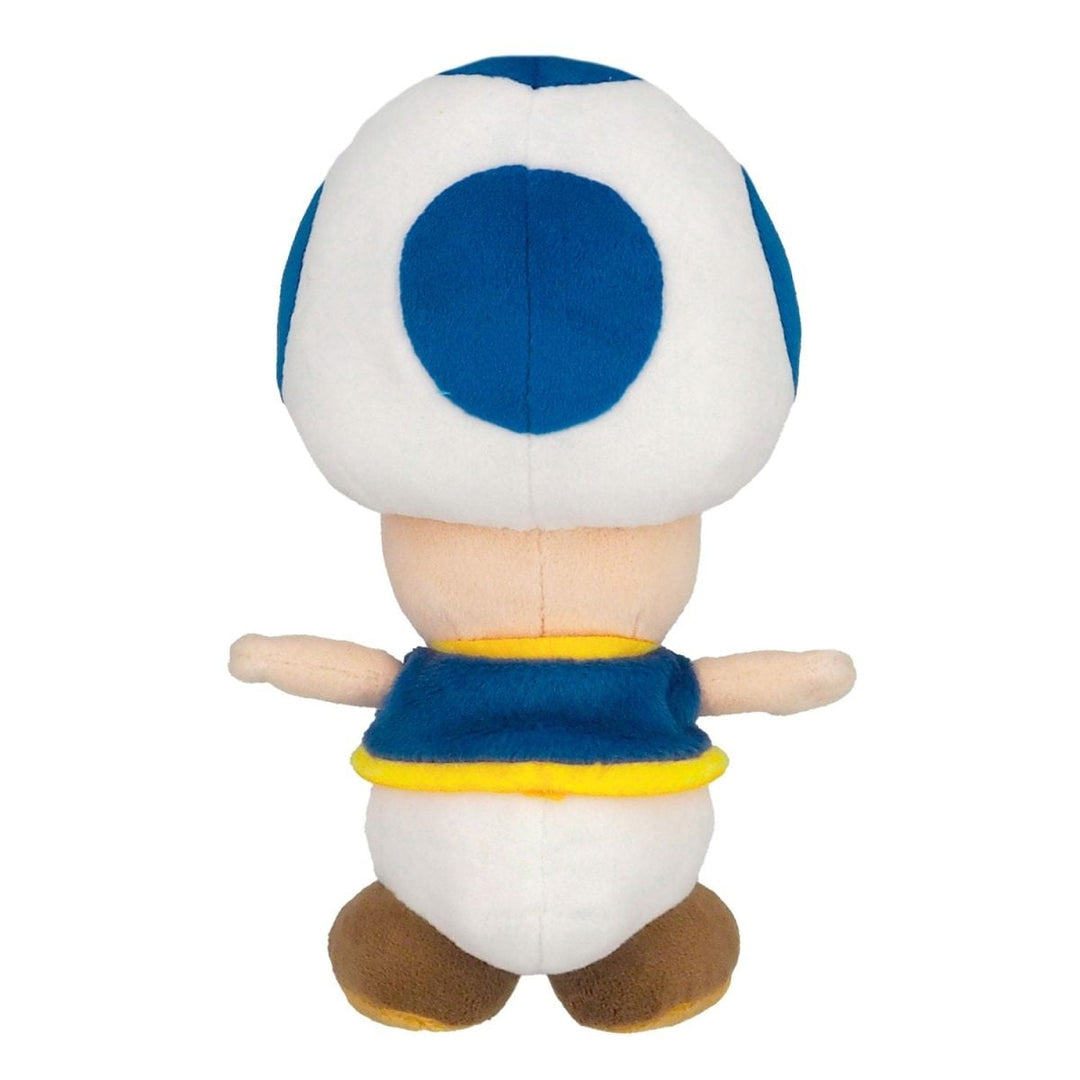 Super Mario Bamse Blå Toad 20 cm - Supernerds